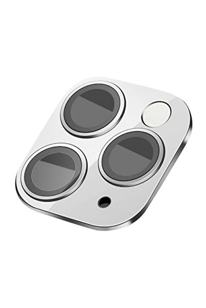 Bibilel Sticlă de protecție pentru cameră iPhone 11 Pro Max, securizată 9H, albă