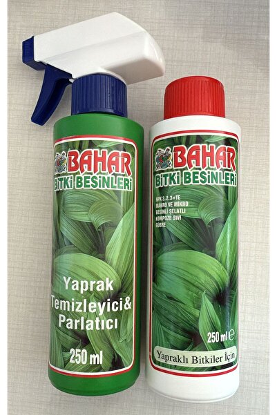 Bahar Yapraklı Bitkiler & Yaprak Temizleyici & Parlatıcı 2'li Avantaj Paketi