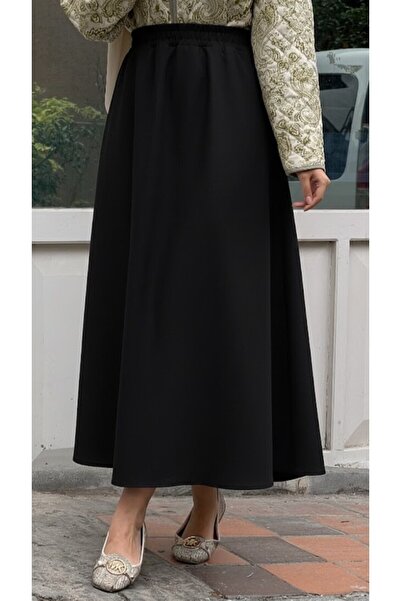 RİELLA تنورة سكوبا ذات خصر مطاطي واسعة من الأسفل