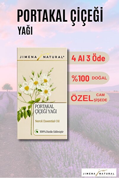Jimena Natural Portakal Çiçeği Uçucu Yağı 30 ml - Saç ve Cilt Bakım