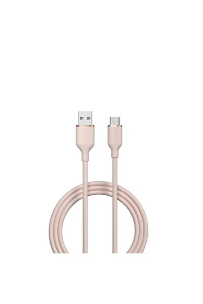 Devia Cablu Jelly EC629 USB - USB-C 1.2 m 2.4A Roz
