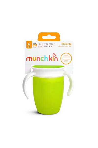 Munchkin - عبوة من كوب ميراكل ترينر سعة 7 أونصة - أخضر