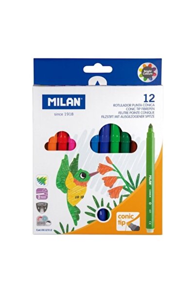 Milan Set 12 markere multicolore