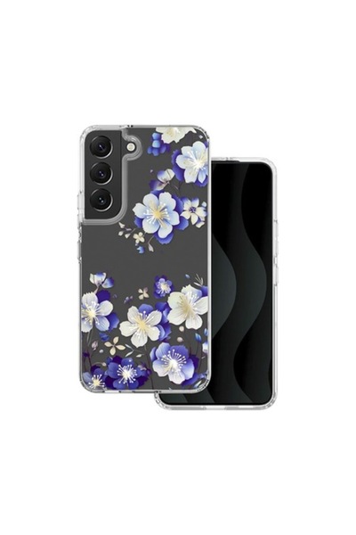 Sybero Θήκη με φλοράλ σχέδιο για Samsung Galaxy S22, Πολύχρωμη