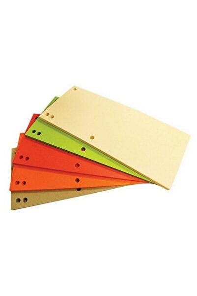 OFFICE products Separatoare din carton pentru dosar, 105x230 mm, multicolore,...