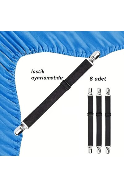 lovegame Adjustable Bed Sheet Holder 8 Pieces (2 Beds)