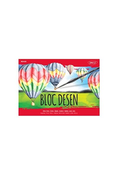 Daco Bloc de desen A3 DACO, 15 coli, 250 g/m², hârtie albă