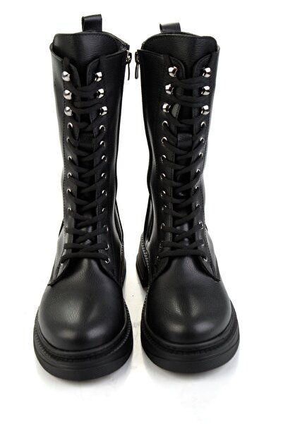 Bambi Siyah Kadın Bot & Bootie K02875070709