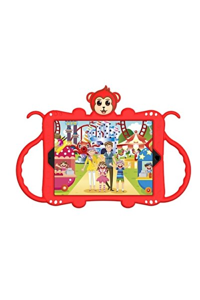 OEM Silicone case for Apple iPad Air 3 with strap and stand, red