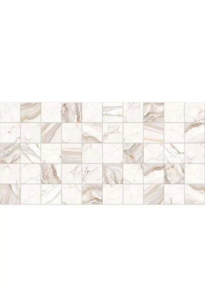 Artool Decorative Panel, PVC, Marble Pattern, Gray and Orange, 96 x 48.5 cm