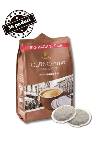 Tchibo 36 capsule Caffe Crema – compatibile cu Senseo