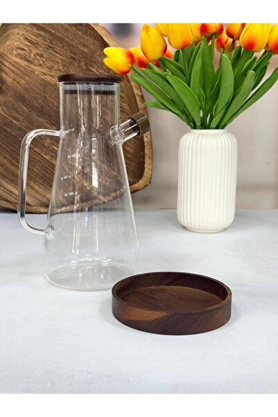 MİEN KESTEN CAM YAĞDANLIK 900 ML TKEBT Şeffaf