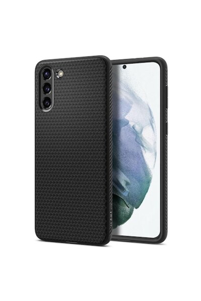 Spigen Carcasă Liquid Air pentru Samsung Galaxy S21 5G - Negru Mat