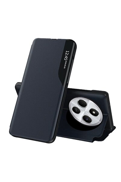 SOHO Husă de înaltă protecție pentru Xiaomi Elegant Rubymi 14C / Poco C75, D51, piele ecologică, albastru închis