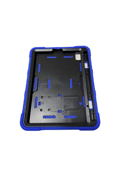 OEM Silicone protective case for Apple iPad Mini 6 (2021) with kickstand - Blue-Black