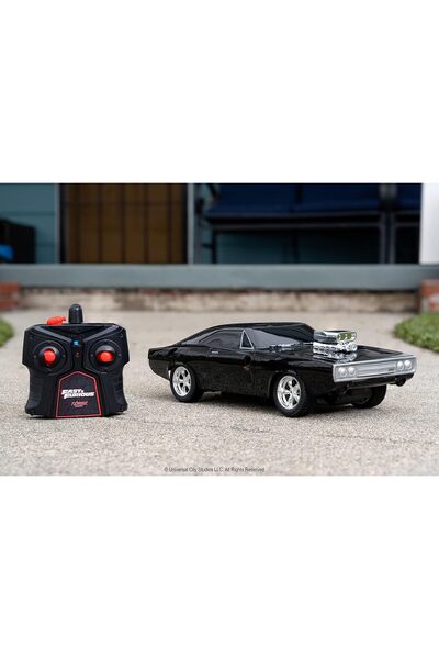 Cici Oyuncak Fast & Furious RC Car 1/16 Dom 's 1970 Dodge Charger R/T USB Şar...