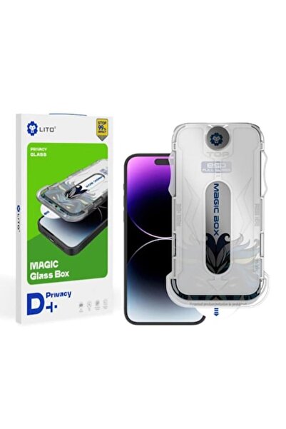 Lito Protector de ecran pentru iPhone 13 / 13 Pro / 14 - Magic Glass Box D+ Tools - Privacy