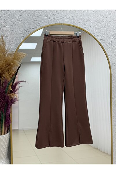 BENAHOLL Sevira Paça Slit Scuba Diving Pants-Mt4887 Brown