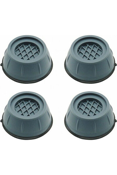 Ella Home Set de 4 picioare pentru mașina de spălat, antivibrații, antizgomot, antiderapante, gri