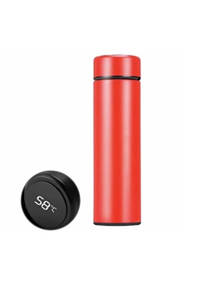 Welora Termos inteligent cu afișaj LED pentru temperatură, 500 ml, oțel inoxi...