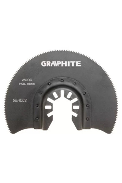 graphite Pílový kotúč pre multifunkčný nástroj, HCS, polkruhový, na drevo, 85 mm