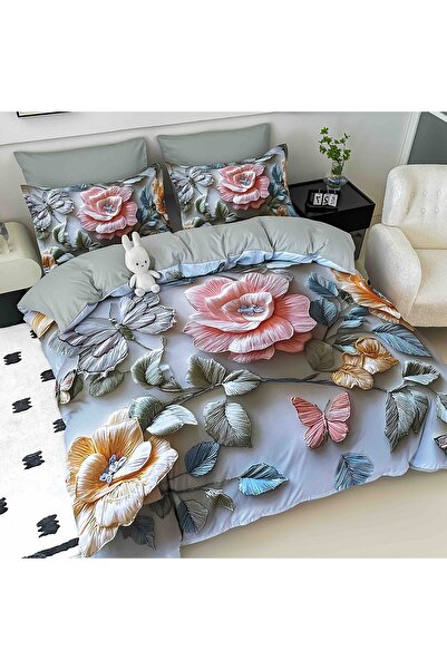 CHIRASO CHIRASO Bedding, 5D, Finet, ELASTIC Sheet 180x200+30cm, Duvet Cover, 4 Pillowcases
