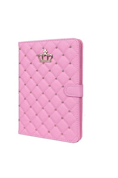 OEM Πολυτελής θήκη τύπου βιβλίου για iPad 2017 9,7 ιντσών, ροζ