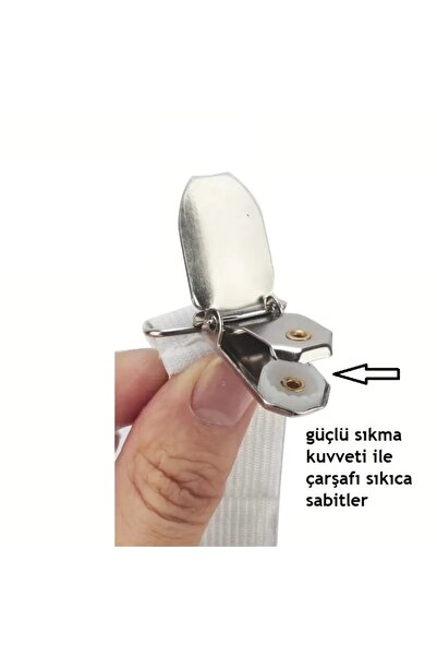 lovegame Adjustable Bed Sheet Holder 8 Pieces (2 Beds)