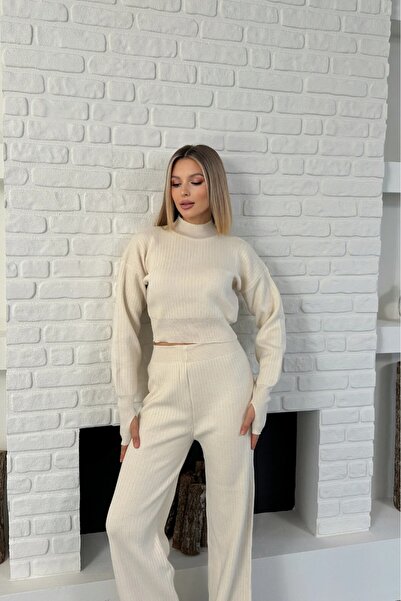 Cemre Life Women's Fingered Knitwear Suit