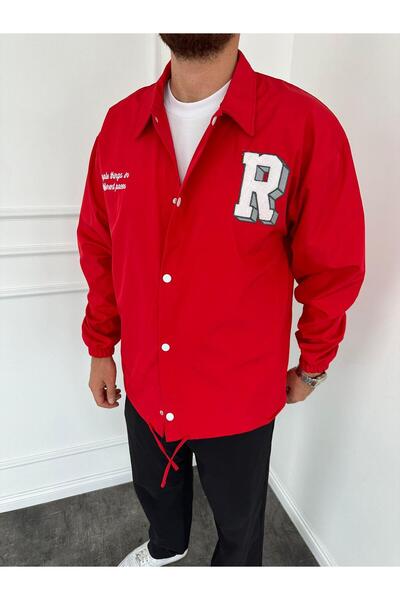 KağanKY Jachetă roșie de colegiu