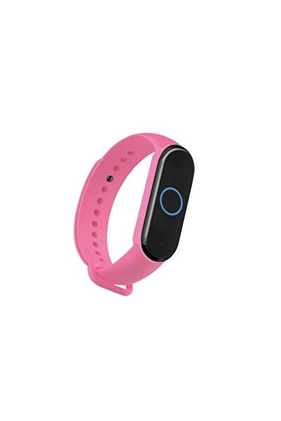 OEM Silicone fitness strap compatible with Xiaomi Mi Band 5 and Mi Band 6 - Pink