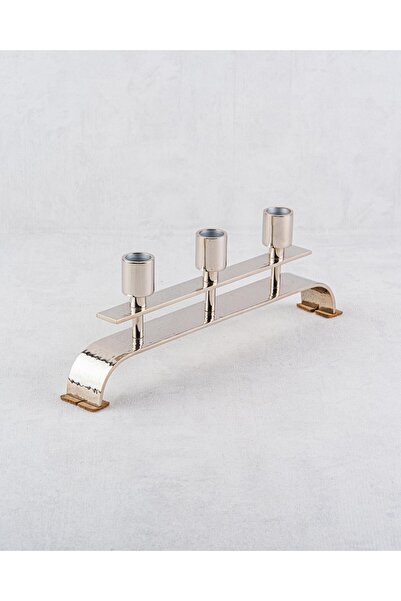 LAMEDORE Nikel Büyük Mumluk