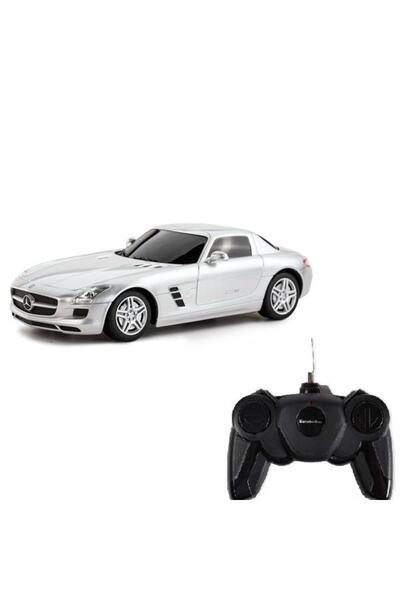 Rastar Masinuta RC - Mercedes-Benz SLS AMG, 1:24, Argintiu