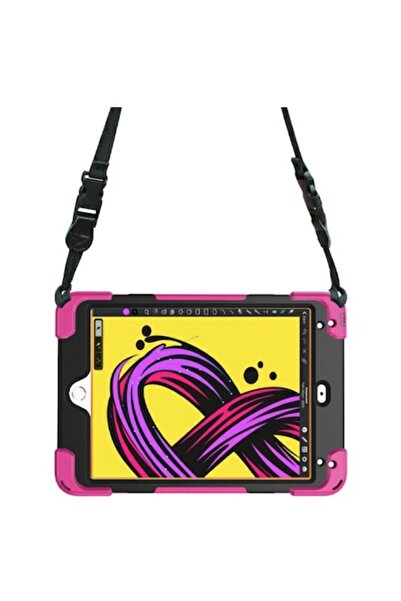 OEM Pink and black silicone protective case for Apple iPad Mini 4/5 with 360°...