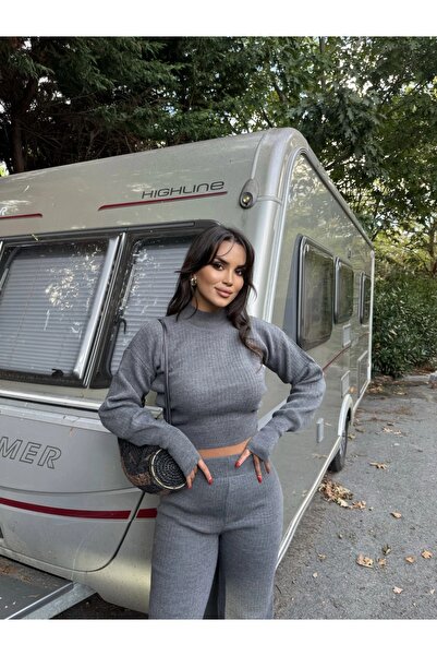 Cemre Life Жіночий трикотажний комплект з пальцями