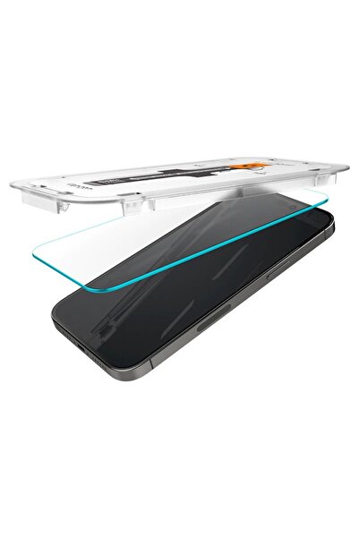 Spigen Folie de protecție pentru iPhone 14 Pro (set de 2), Glas.tR EZ FIT, transparentă