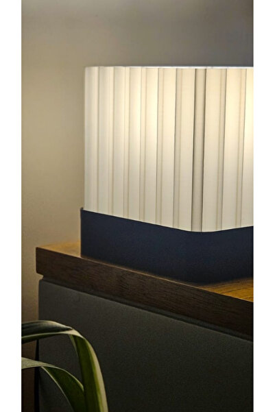 decory Quarky Modern Table Lamp, Pintersert Style Lampshade (Bioplastic) E27