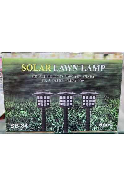 Generic SOLAR LAWN LAMPS 6 PCS