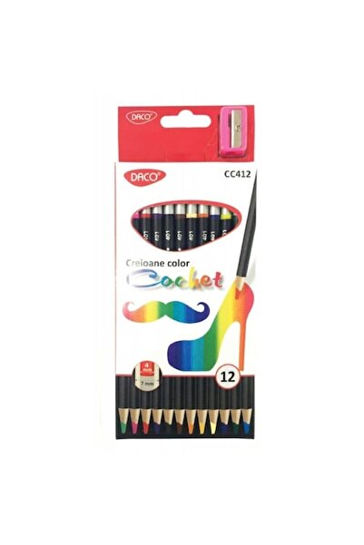 Daco Creioane colorate 12 buc. CC412