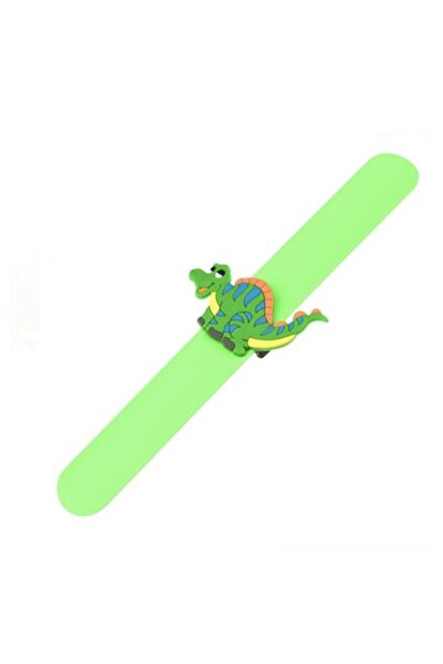 OEM Регулируема детска гривна с динозавър - зелена
