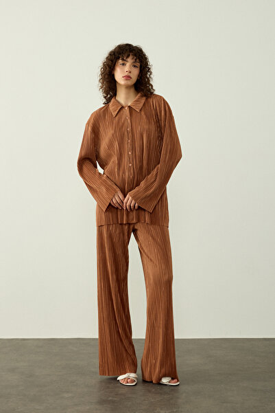 TEREZIE PİLİSELİ GÖMLEK TAKIM