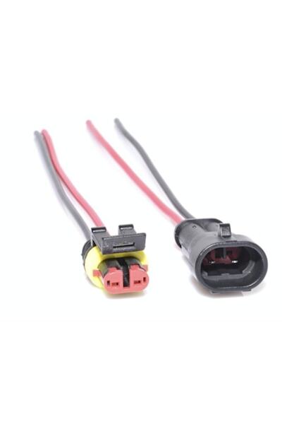 Bibilel Waterproof 2-pin, 2-wire Automotive Connectors, 13 cm, Black