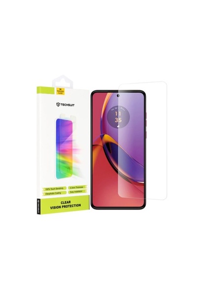 Techsuit Protector de ecran pentru Motorola Moto G84 - Sticlă Clear Vision - Transparentă