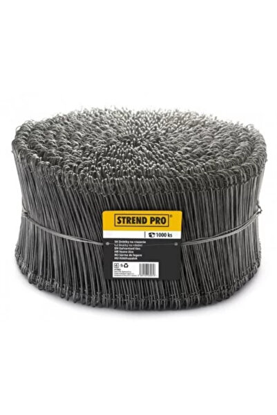 Strend Pro Drôtené slučky na viazanie betonárskej ocele, 1000 ks, 1,1 x 140 mm