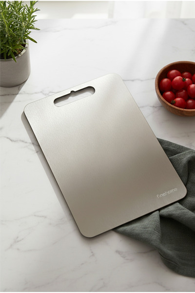 FH finehome Glory Stainless Steel Cutting Board 24X34Cm