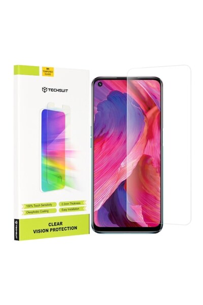 OEM Folie de protecție pentru ecran Oppo A54 5G / Oppo A74 5G / OnePlus Nord N200 5G, sticlă Techsuit Clear Vision Glass,