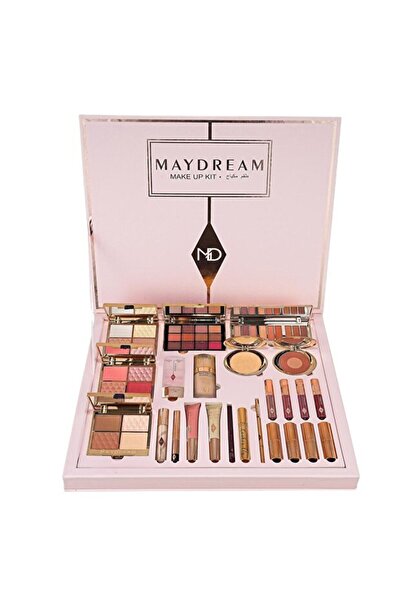 MAYDREAM طقم مكياج مكون من 24 قطعة باصناف متنوعة سهل الاستخدام من