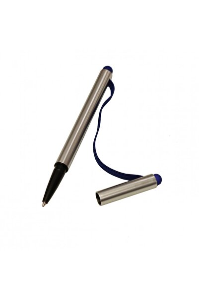 OEM Universal 2-in-1 Stylus with elastic cap for touch-screen devices (tablet, phone, laptop) - Blue