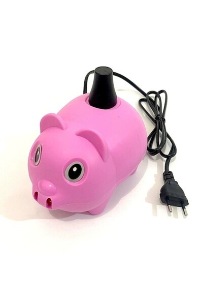 LEIBOO Pompă electrică de umflat baloane, 380W, plastic, model porc, 15,5 x 1...