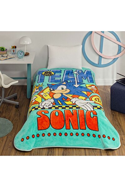 Taç Licensed Sonic Team Single Person Blanket